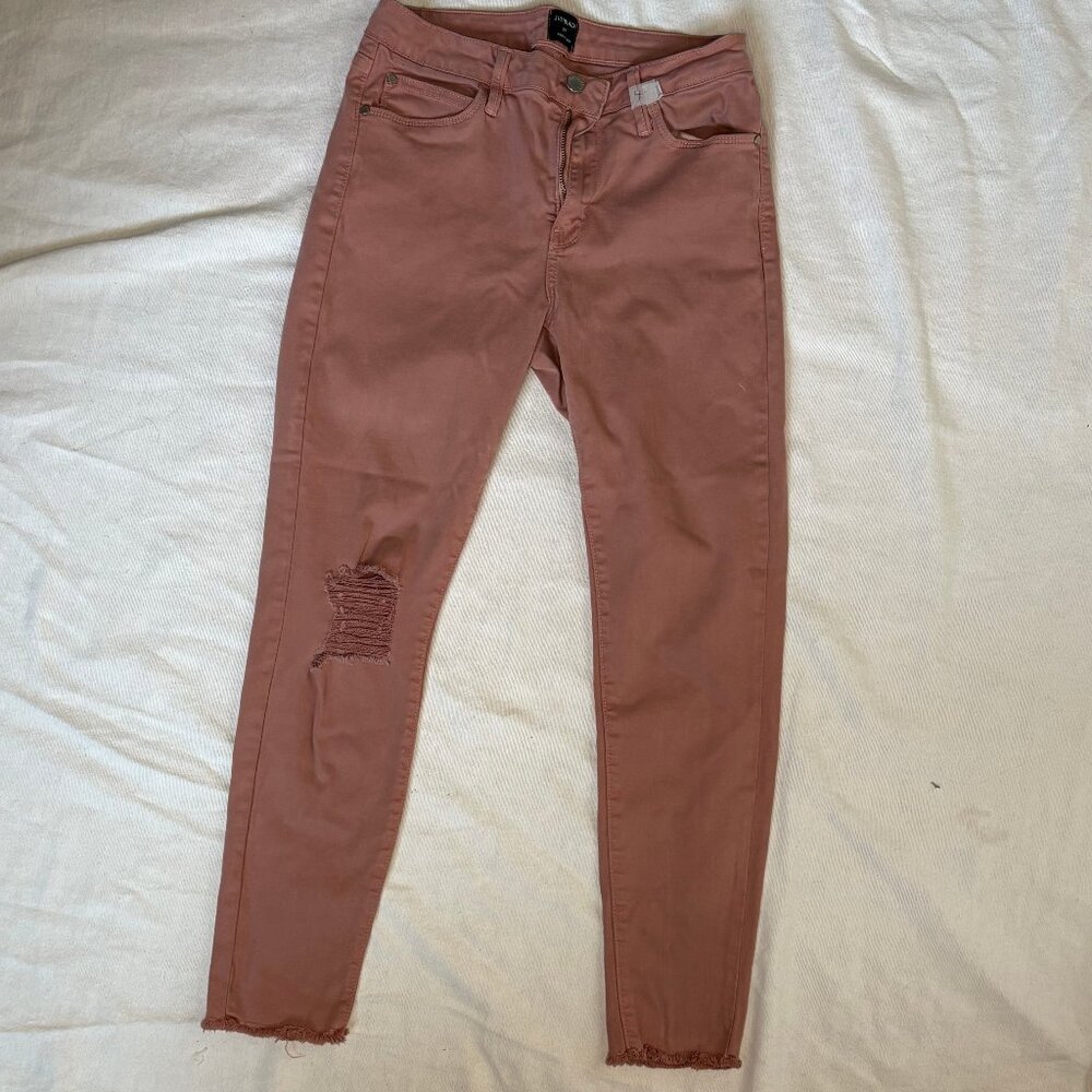Just Black Rose Colored Skinny Jeans